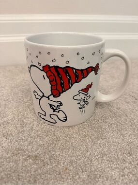 Peanuts White and Cream Ceramic Mug